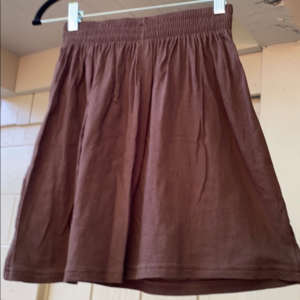 American Apparel Brown High Waisted Skirt - Picture 3 of 6
